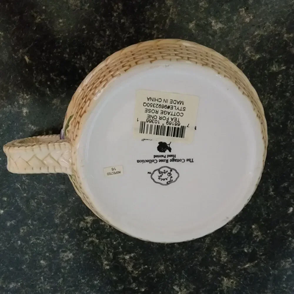 Tracy Porter Cottage Rose Tea for One Never Used